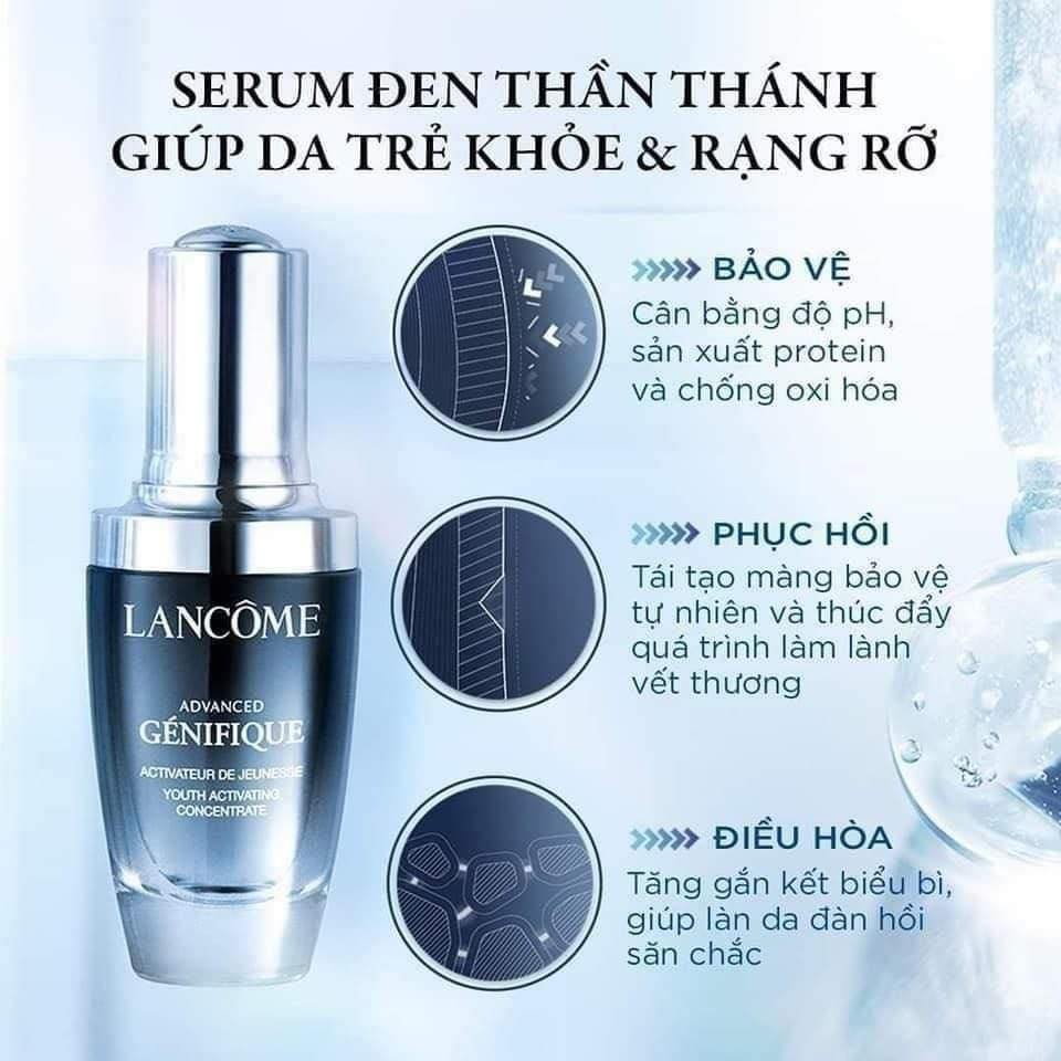 Tinh chất trẻ hóa da Serum Lancome Advanced Genifique Youth Activating Concentrate 10ml tách set