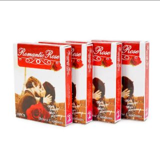 Combo 5 hộp (50 chiếc) bao cao su romantic rose