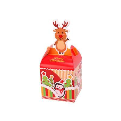 Hộp quà noel hộp quà giáng sinh gấp có hình giáng sinh HT13