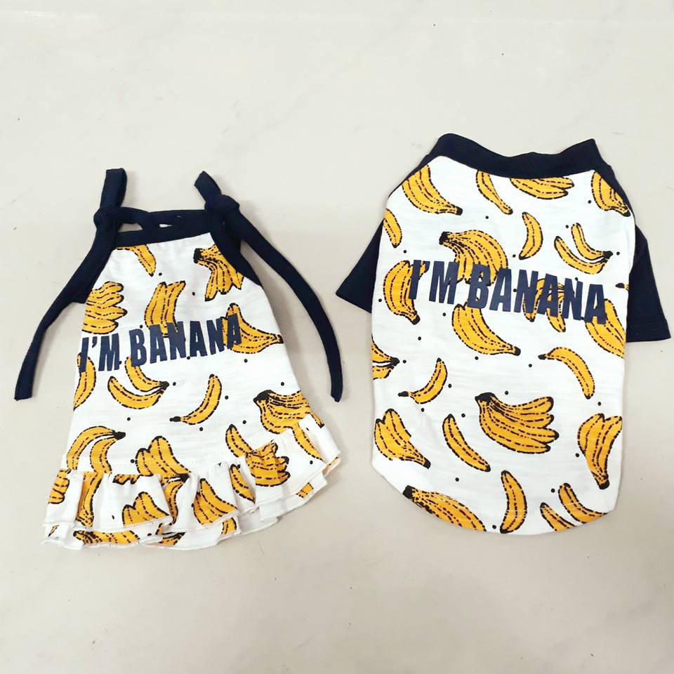 Set Váy Áo Hình Chuối Banana (Giá Bán Rời)