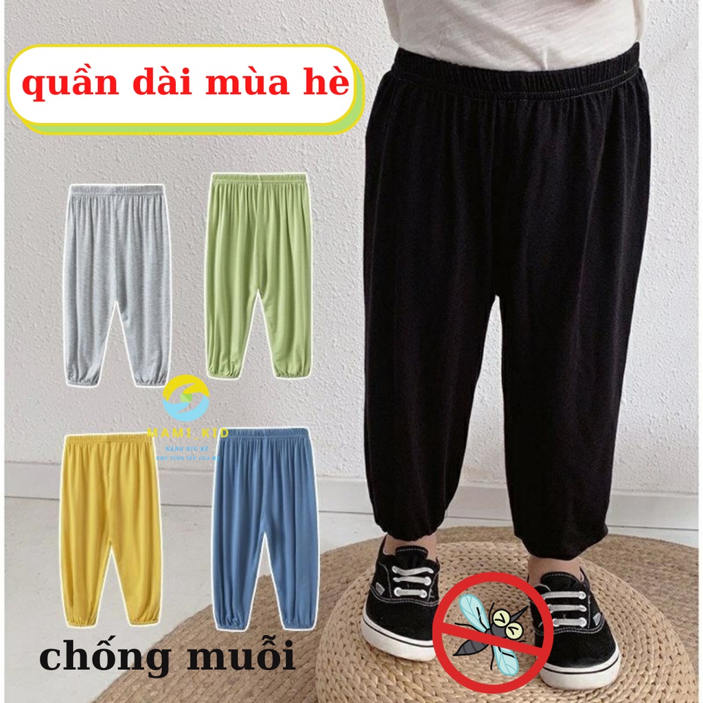 quần áo bé trai bé gái mặc mùa hè cho bé ngủ điều hòa, chống muỗi chất thun cotton mềm đẹp