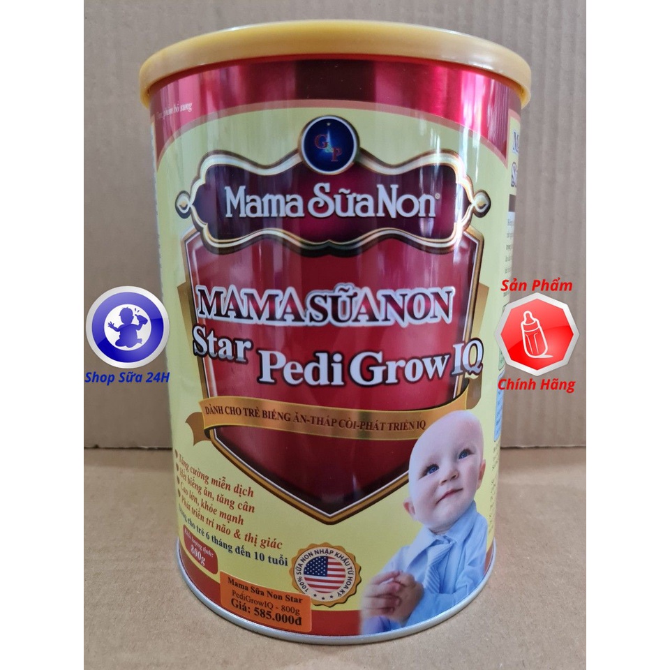 Mama Sữa Non Star Pedi Grow IQ lon 800g