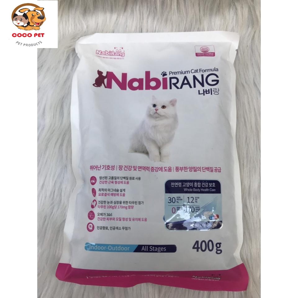 Thức Ăn Hạt Nabirang Hàn Quốc Cho Mèo Mọi Lứa Tuổi Túi 1kg