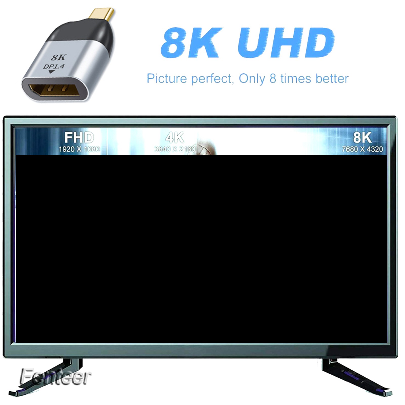 Đầu chuyển đổi USB C sang DP DisplayPort 1.4 sang 8K 60Hz cho MacBook Pro các thiết bị khác | BigBuy360 - bigbuy360.vn