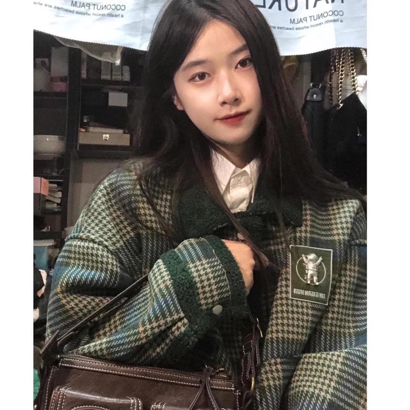 Áo khoác dạ lót lông cừu hàng Quảng Châu