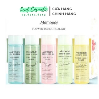 [ Mini ] Nước hoa hồng Mamonde Flower Toner Trial Kit