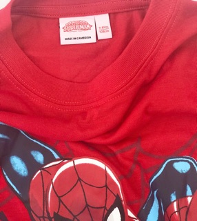 Áo spiderman