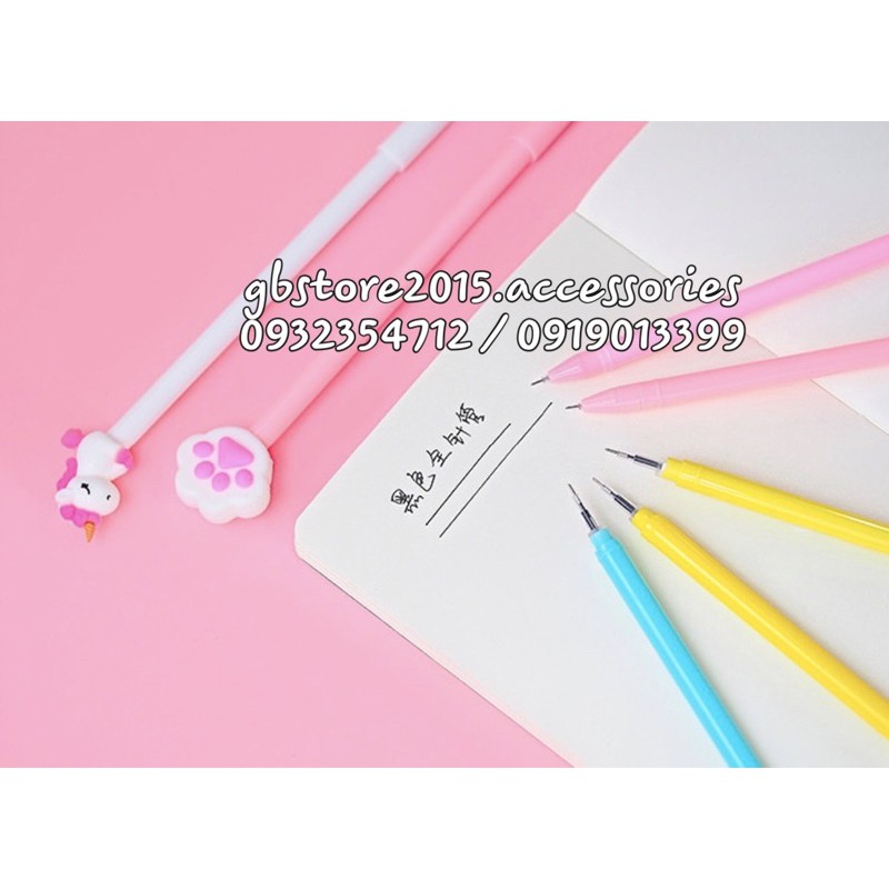 ( Hàng xịn, giá tốt, video shop quay ) Bút gel hoạt hình dễ thương phong cách Hàn Quốc ( giao ngẫu nhiên )