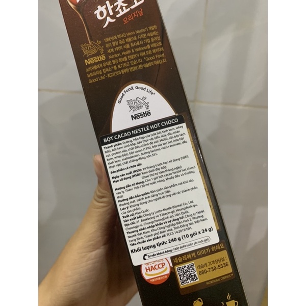 Nestle Hot Choco Original 240gr