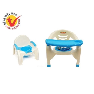 Combo ghế tập ngồi ăn dặm + ghế bô việt nhật