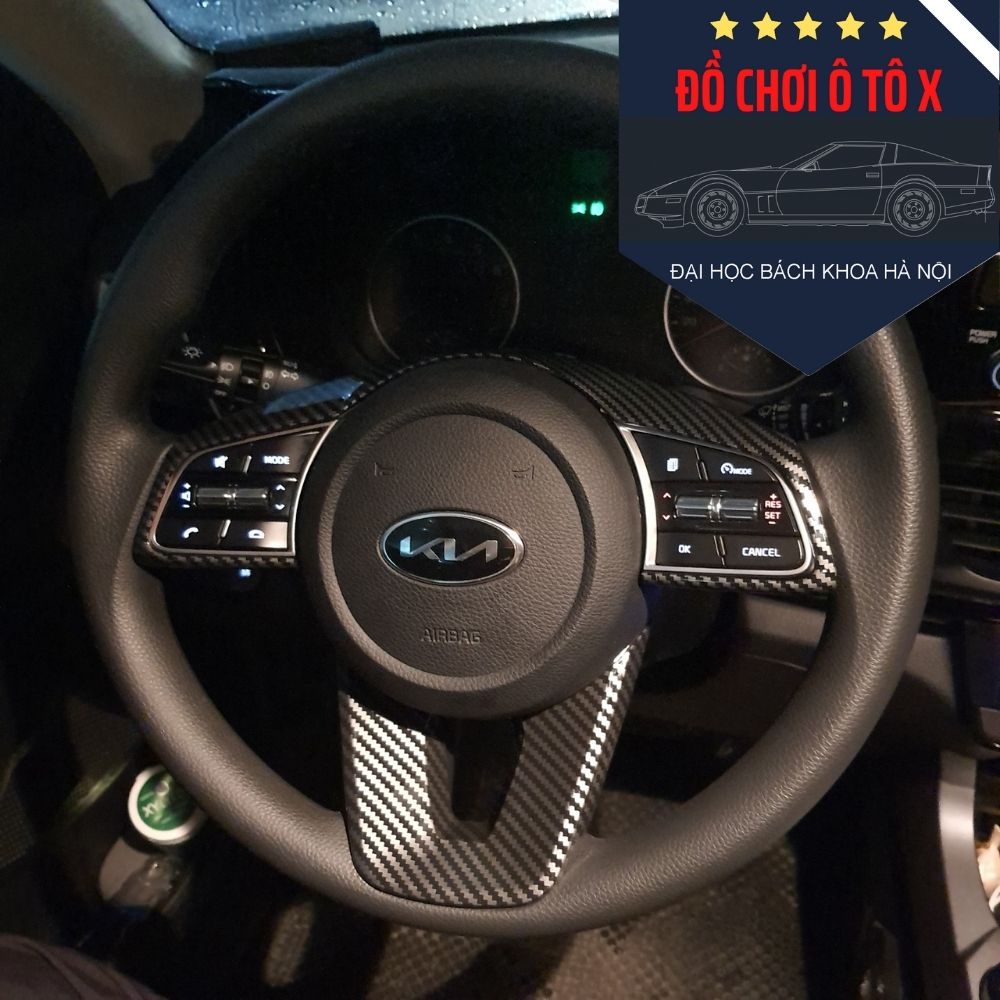 ♛♀❉ Ốp vô lăng xe ô tô KIA CERATO, KIA SELTOS, KIA K3 2021, KIA SONET