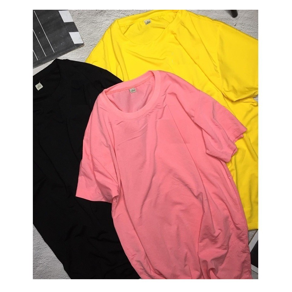 ÁO THUN TRƠN CỔ TRÒN NHIỀU MÀU TAY NGẮN NAM NỮ N8M10