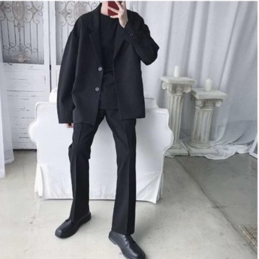 Áo Blazer Nam Dài, Áo Khoác Blazer Form Rộng Fanano Phong Cách Hàn Quốc Ad006 NoBrand