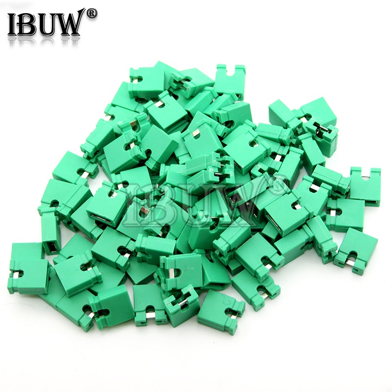 Bộ 100 Cái Chốt 2.54mm + Đầu Dây + Vỏ Bọc Màu Đen / Vàng / Xanh Lá / Đỏ / Xanh Dương Cho Arduino
