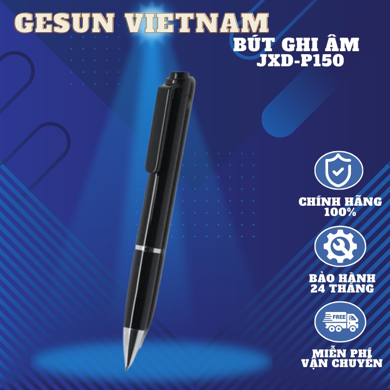 Máy ghi âm bút ghi âm siêu nhỏ mini P150 cao cấp, Bộ nhớ trong 32GB, Tích hợp cổng kết nối loa và tai nghe,BH 12 tháng