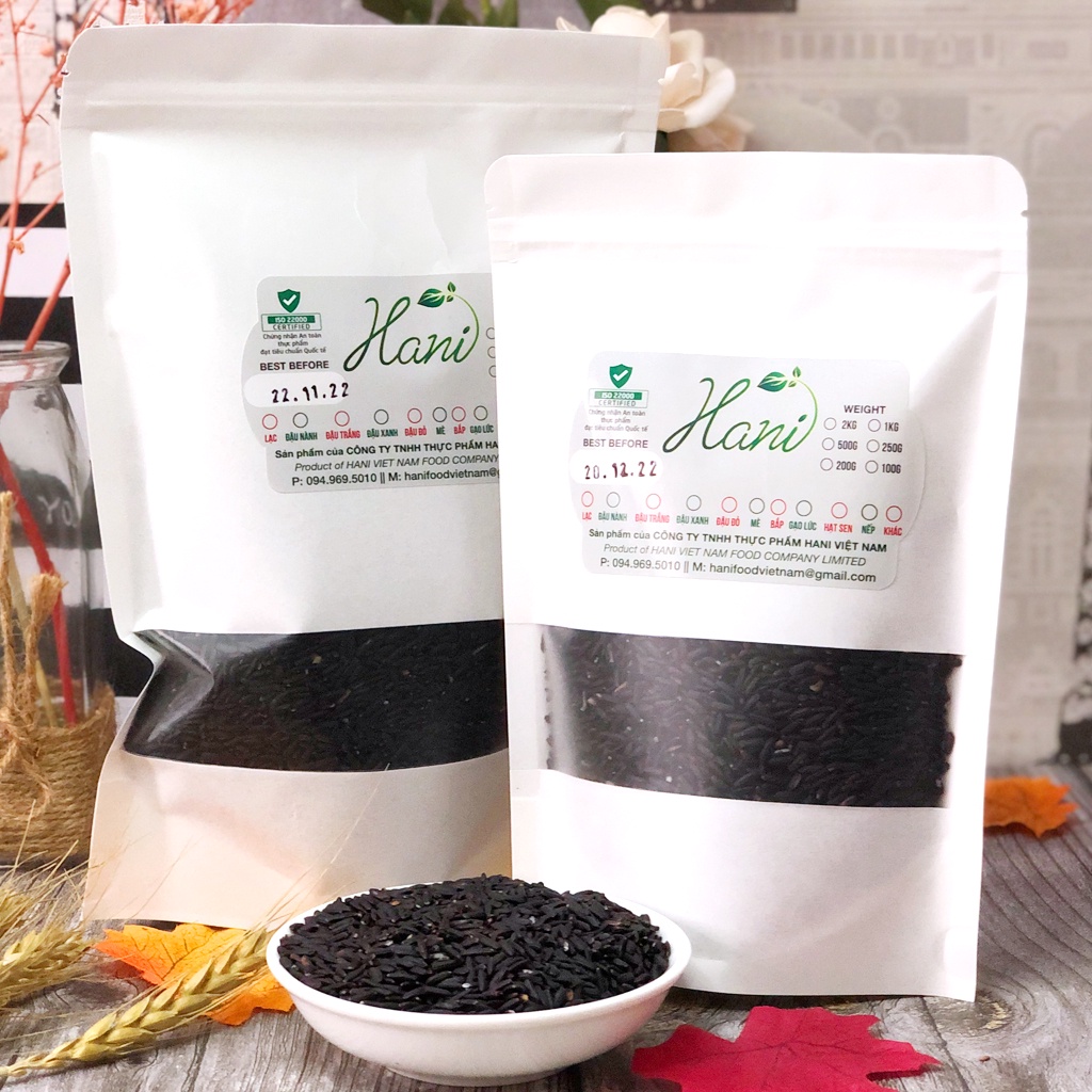 1Kg Nếp Than Thơm Ngon Dẻo Ngọt, Giống Thuần Chủng Không Biến Đổi Gen  Nông Sản Hani Food