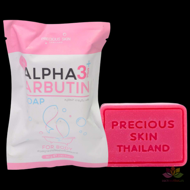 1 bánh Xà bông tắm trắŉg Alpha Arbutin Soap 3 Plus