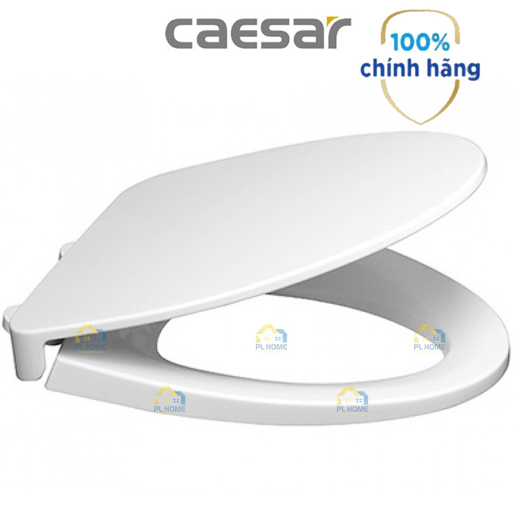 Nắp bồn cầu đóng êm CAESAR, dùng cho các mã cầu CD1320, CD1363, CD1375, CD1340, CD1341, CD1348, CD1356