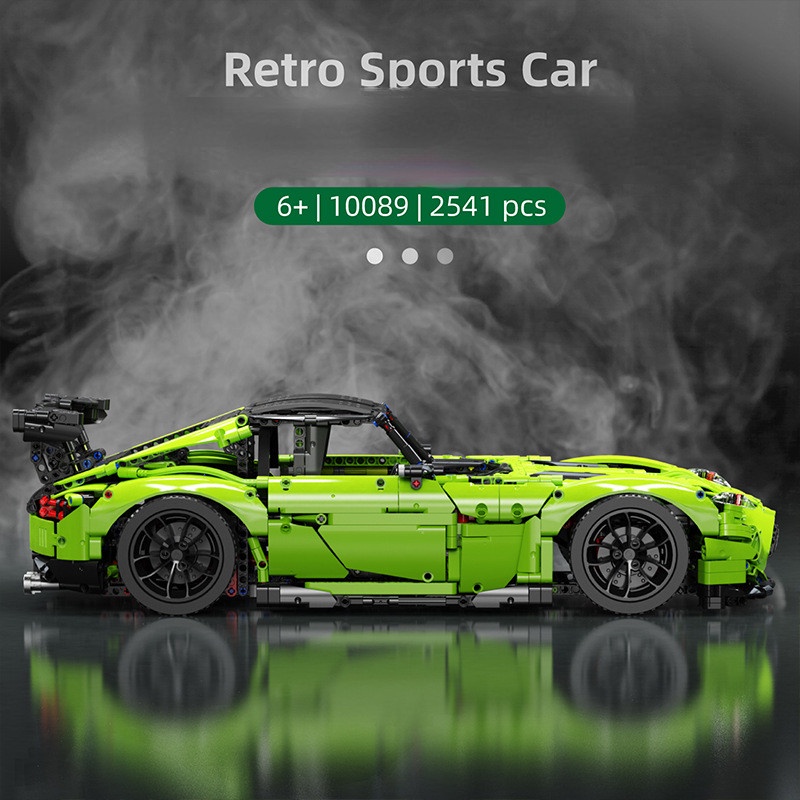 Đồ chơi Lắp ráp mô hình Technic 10089 Siêu Xe Mercedes AMG GT-R màu xanh