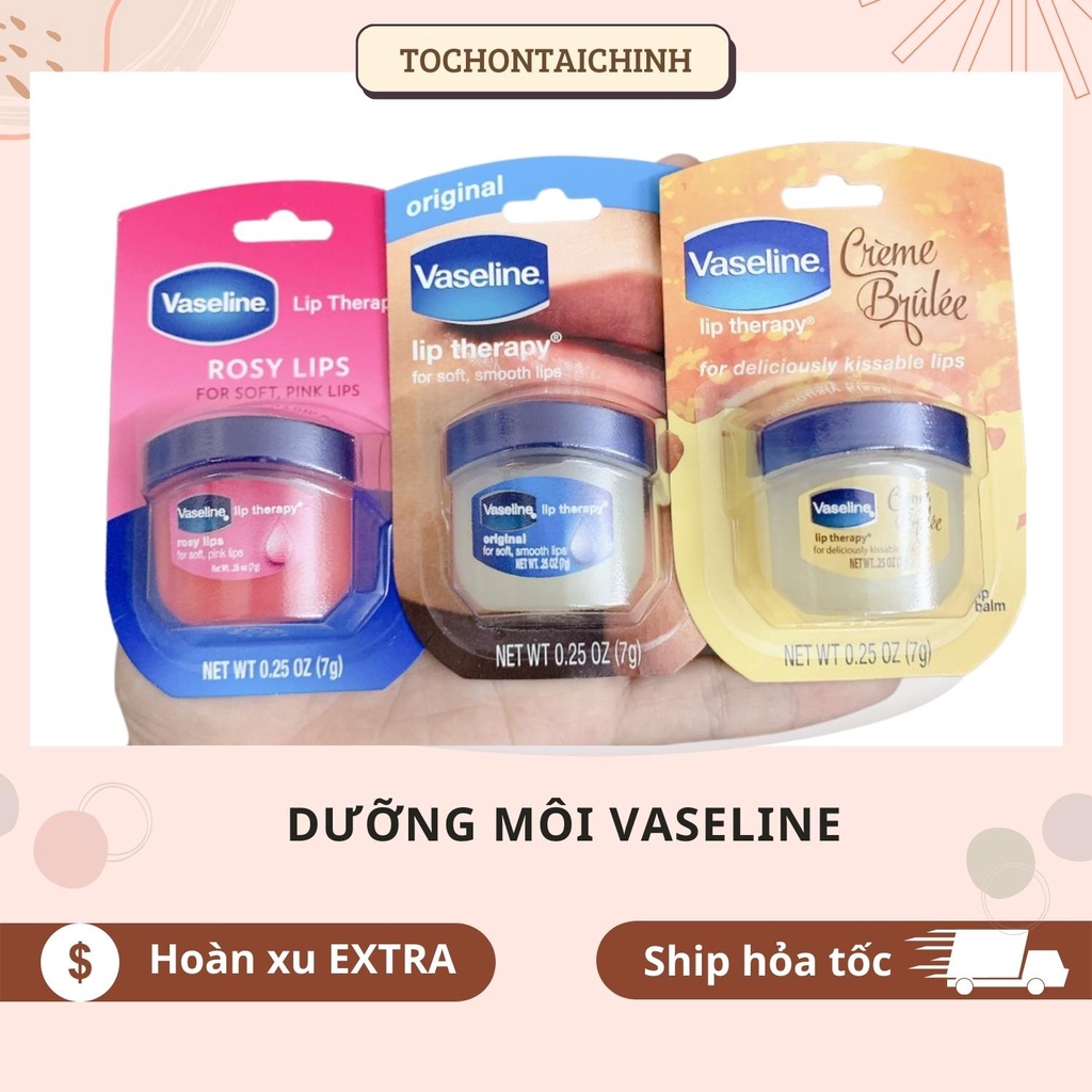 Dưỡng môi Vaseline 7g