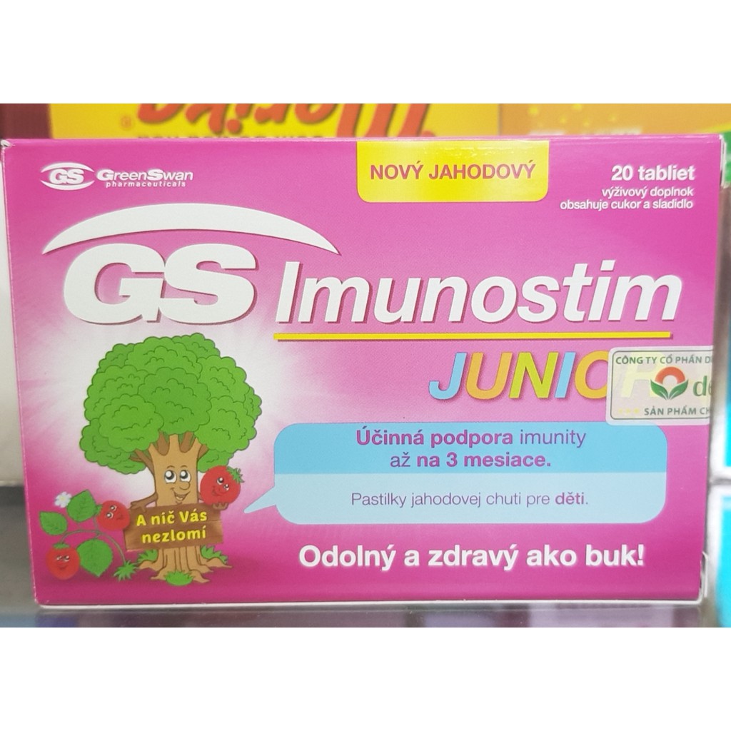 (chính hãng) GS Imunostim junior tăng cường miễn dịch và sức đề kháng hô hấp