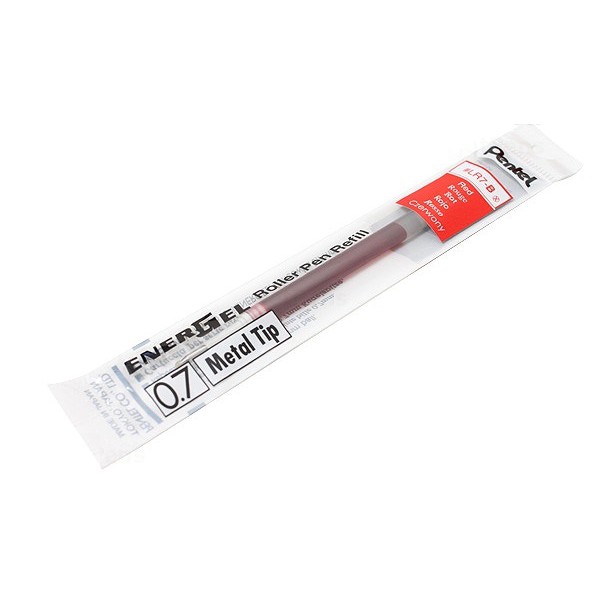 Ruột bút Pentel Energel Roller Pen Refill - Metal tip 0.7mm - Màu đỏ (Red)