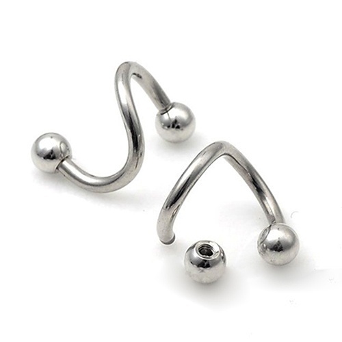 Khuyên Xỏ Mũi / Môi / Sụn Dạng Xoắn Cá Tính Cho Nữ