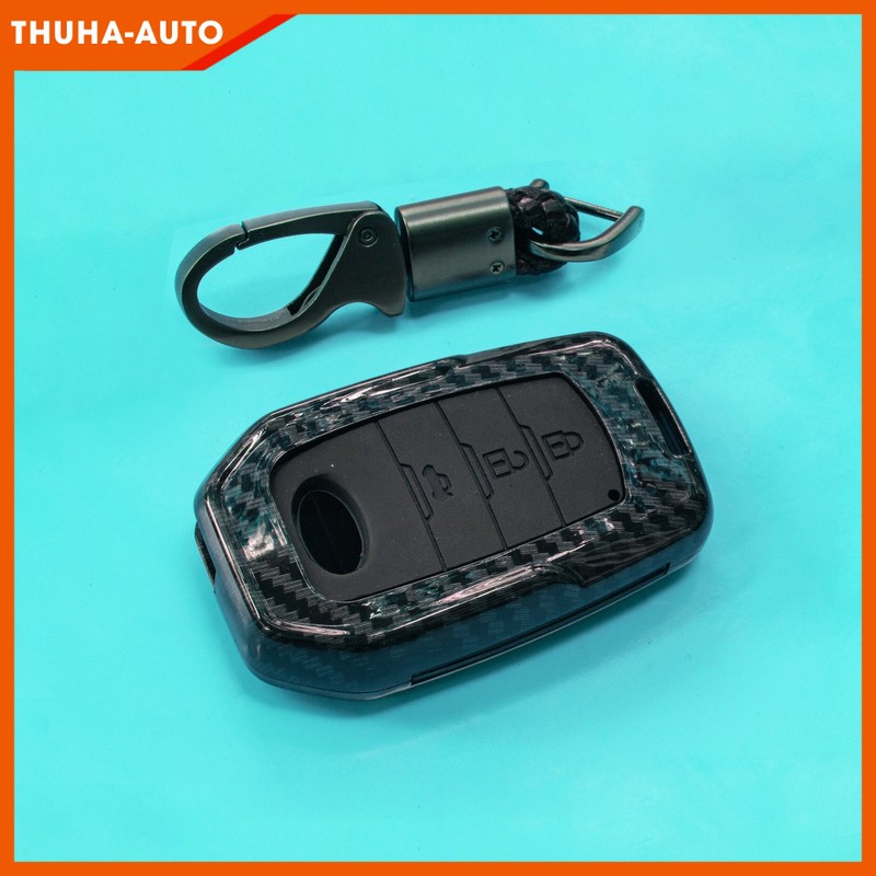Ốp chìa khóa vân cacbon - toyota - CAMRY-INNOVA-FORTUNER - 2014-2018 - rav4 (4 nút)