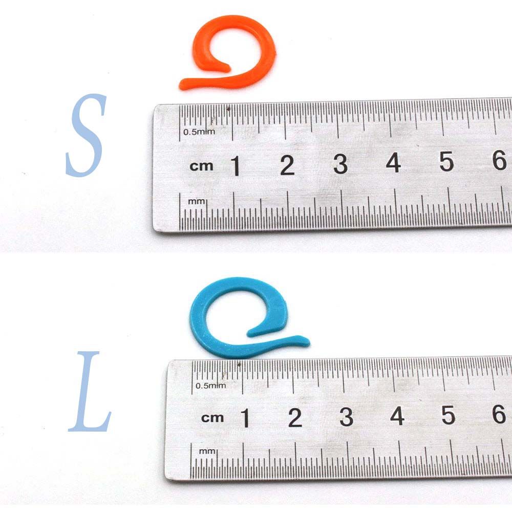 Kẹp đánh dấu cố định hỗ trợ đan móc len nhiều màu sắc tiện lợi