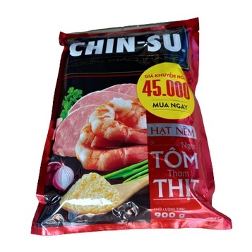 Hạt Nêm Ngọt Tôm Thơm Thịt Chinsu gói 900g