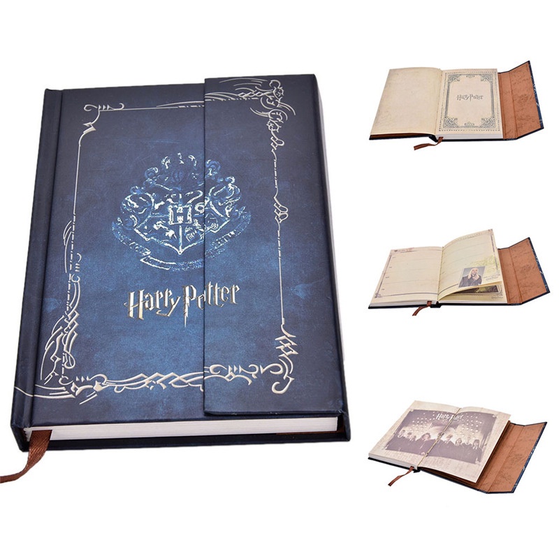 Sổ tay bìa cứng họa tiết Harry Potter độc đáo cổ điển