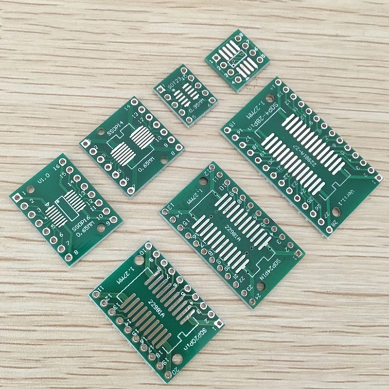 Bộ 35 Bảng Mạch Pcb Chuyển Đổi Từ Smd Sang Dip Sop Msp Ssop Tssop Sot23 8 10 14 16 20 24 28 Smt To Dip