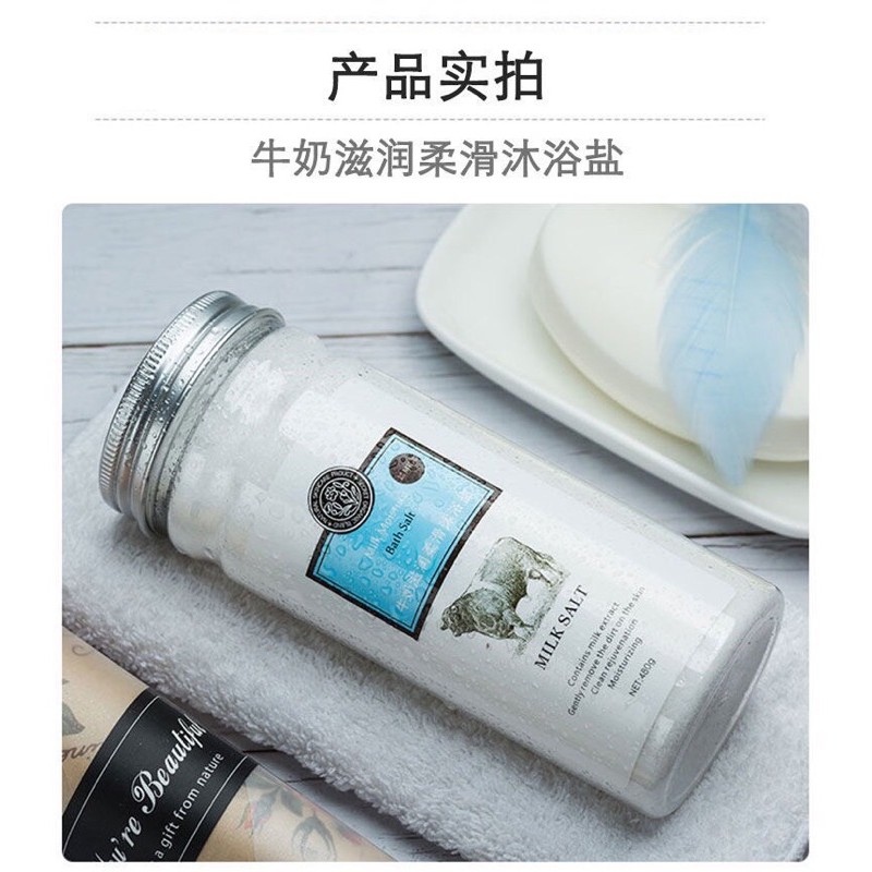 Muối tắm tẩy da chết Milk Moisture Bath Salt (TDC001)