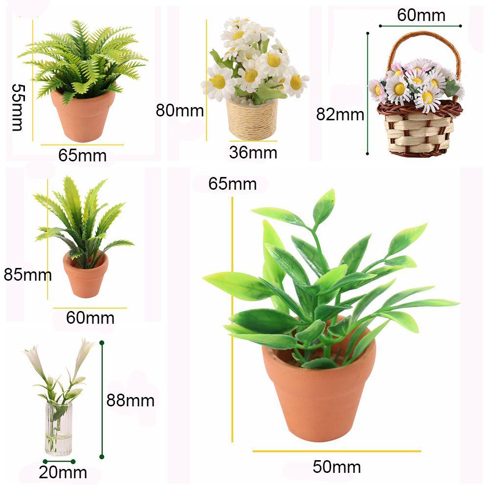 Giỏ Hoa Mini 1 # Dùng Trang Trí Nhà Búp Bê