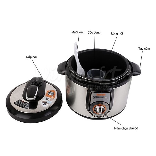 Nồi áp suất điện cơ 2 ruột Supor CYYB50YA10VN-100 5L