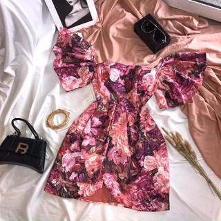 Đầm thổ cẩm tay bồng mới về