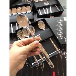 THÌA INOX SET 5 THÌA CAO CẤP CÁN DÀI