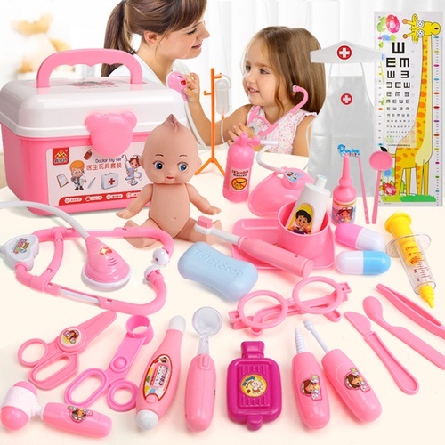 Đồ Chơi Bác Sĩ, Đồ Chơi Bác Sĩ Cho Bé Trai Bé Gái, Nhựa ABS An Toàn, Giúp bé Vận Động Tinh Shop MẦM KIZ