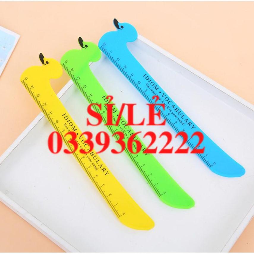 [ HAIANHSHOP ] Thước kẻ nhựa hình động vật 15cm   Duashop &gt;