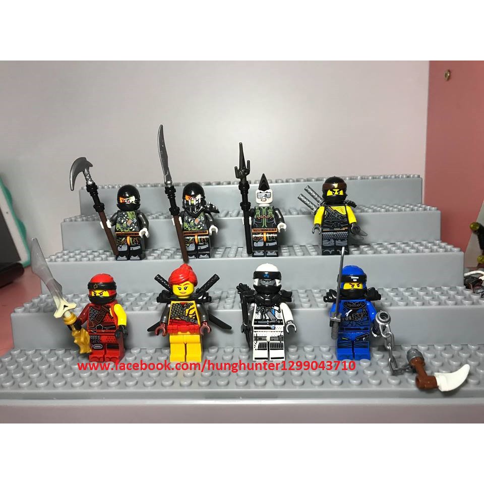 Lego Minifigures Nhân vật Ninjago bán lẻ LeLeA017-024