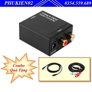 Bộ chuyển đổi âm thanh av rca r l audio sang optical coaxial - av ra quang