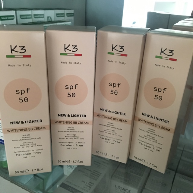 Kem trang điểm chống nắng K3 - K3 Whitening BB Cream SPF50