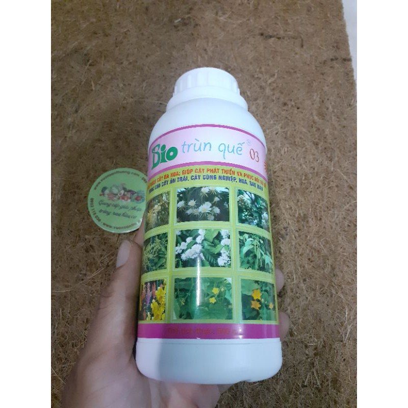 Dịch Trùn Quế Bio 3 500ml, Công Nghệ sinh Học, Kích Ra Hoa, Giúp Phục Hồi Cây và bộ Rễ