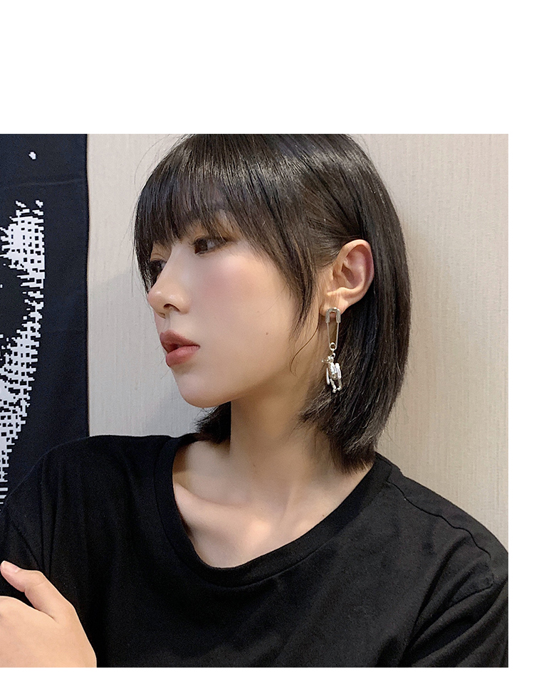 Bông Tai Hình Gấu Phong Cách Hip Hop Thời Trang 22630