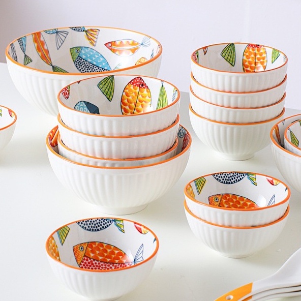 Chén bát ăn cơm nhiều hình cute