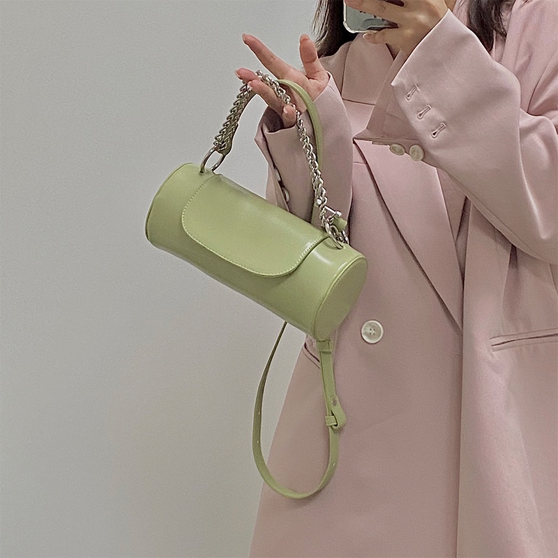 Túi Đeo Chéo Hình Trụ Đựng Điện Thoại Thời Trang Xuân Hè 2022 Cho Nữ