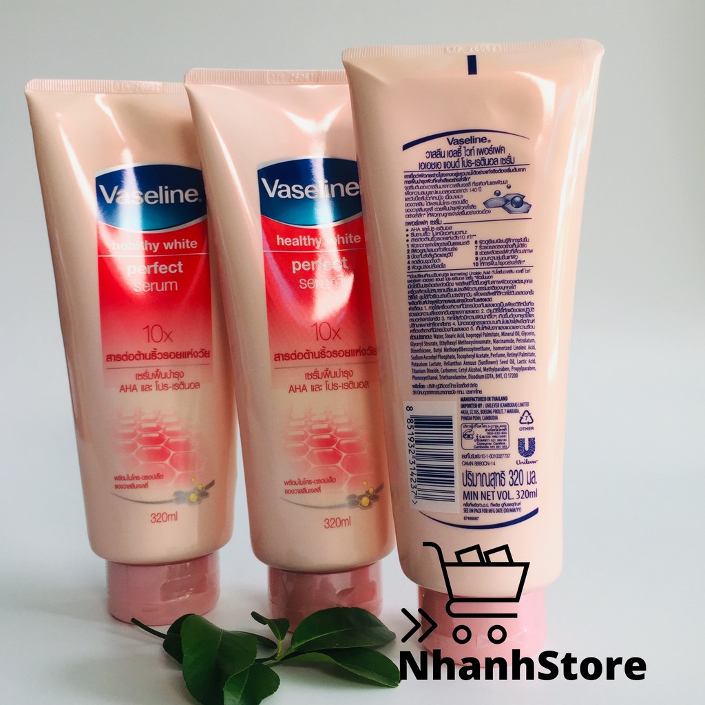 Sữa Dưỡng Thể Vaseline 10X Tuýp 320ml | BigBuy360 - bigbuy360.vn