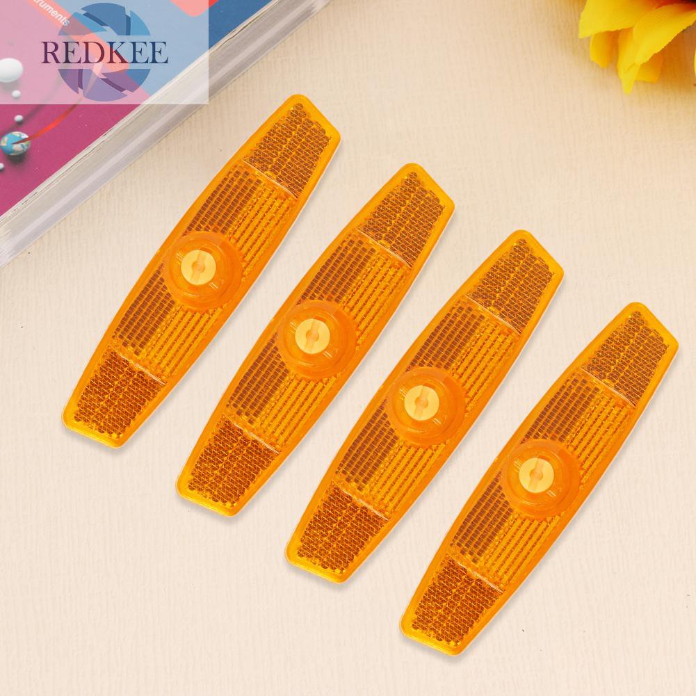 Bộ 4 Miếng Phản Quang Gắn Nan Hoa Xe Đạp Hình Dạng Con Cá Để Cảnh Báo An Toàn