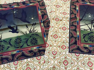 Set vỏ gối tựa ghép quilt