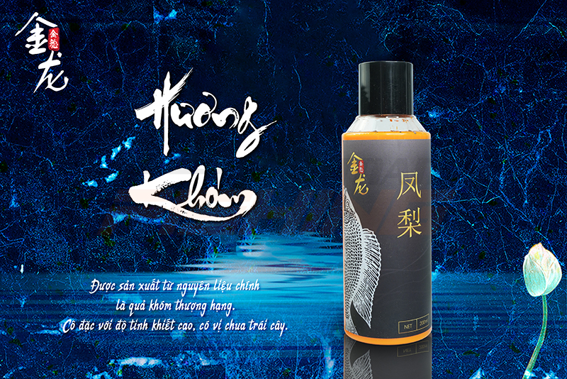 Hương liệu Kim Long - Bộ Rô Phi, chuyên dùng câu cá rô phi.